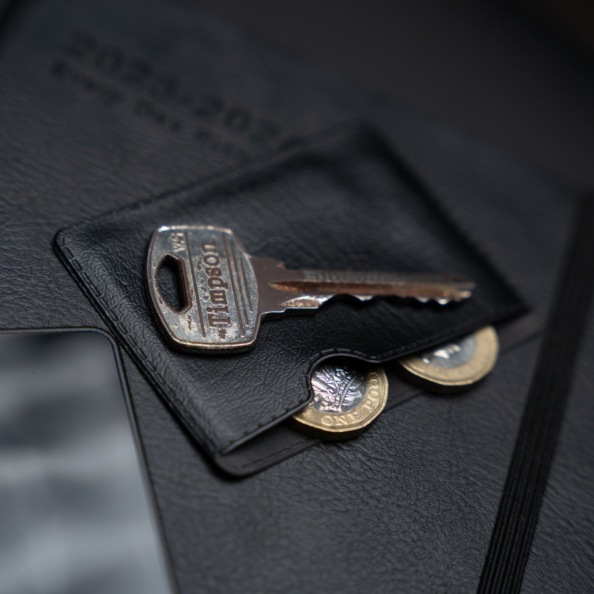 Coin Pocket - Leather Coin and Key Organizer for Smart Wallet - 10 Coins - WalletAces