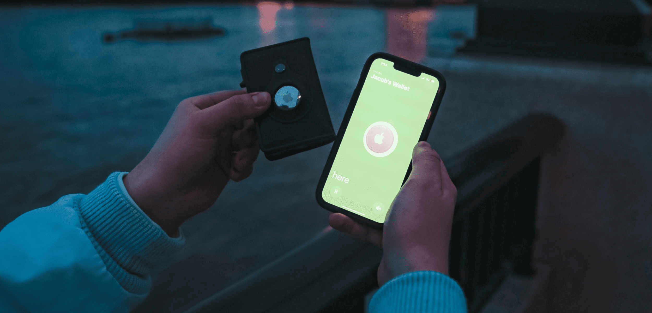 Cypher AirTag Wallet - Nappa Black - Leather RFID AirTag Compatible Wallet - Apple FindMy - WalletAces - Wallet Tracking On iPhone - Description Desktop