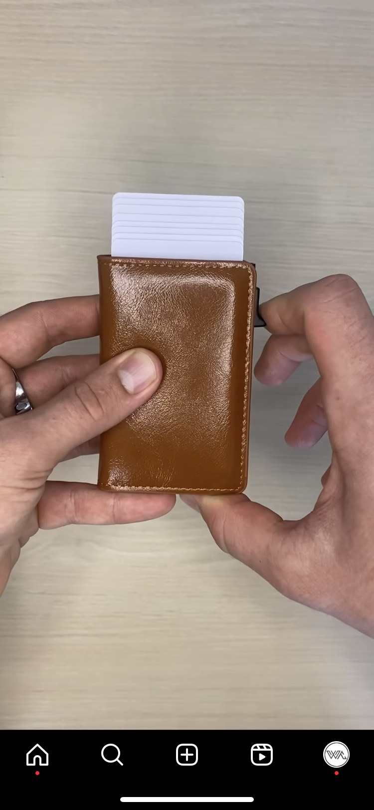 Shinola Magnetic Money Clip Card Wallet