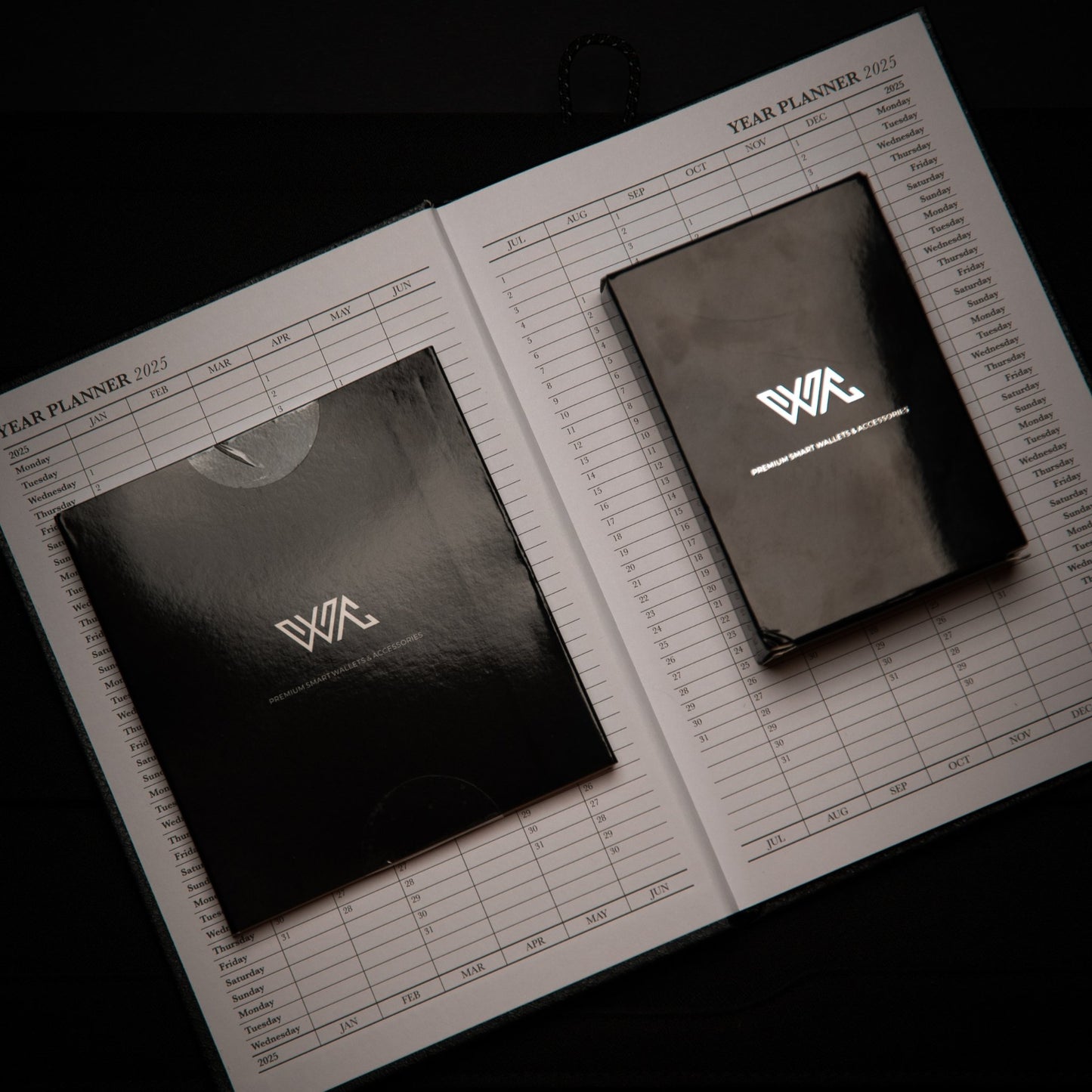 WALLET + TRACKER - Walletaces - Nappa Black