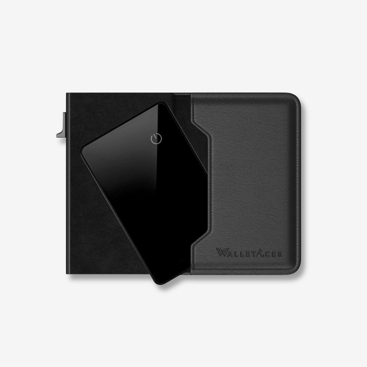 WALLET + TRACKER - Walletaces - Nappa Black