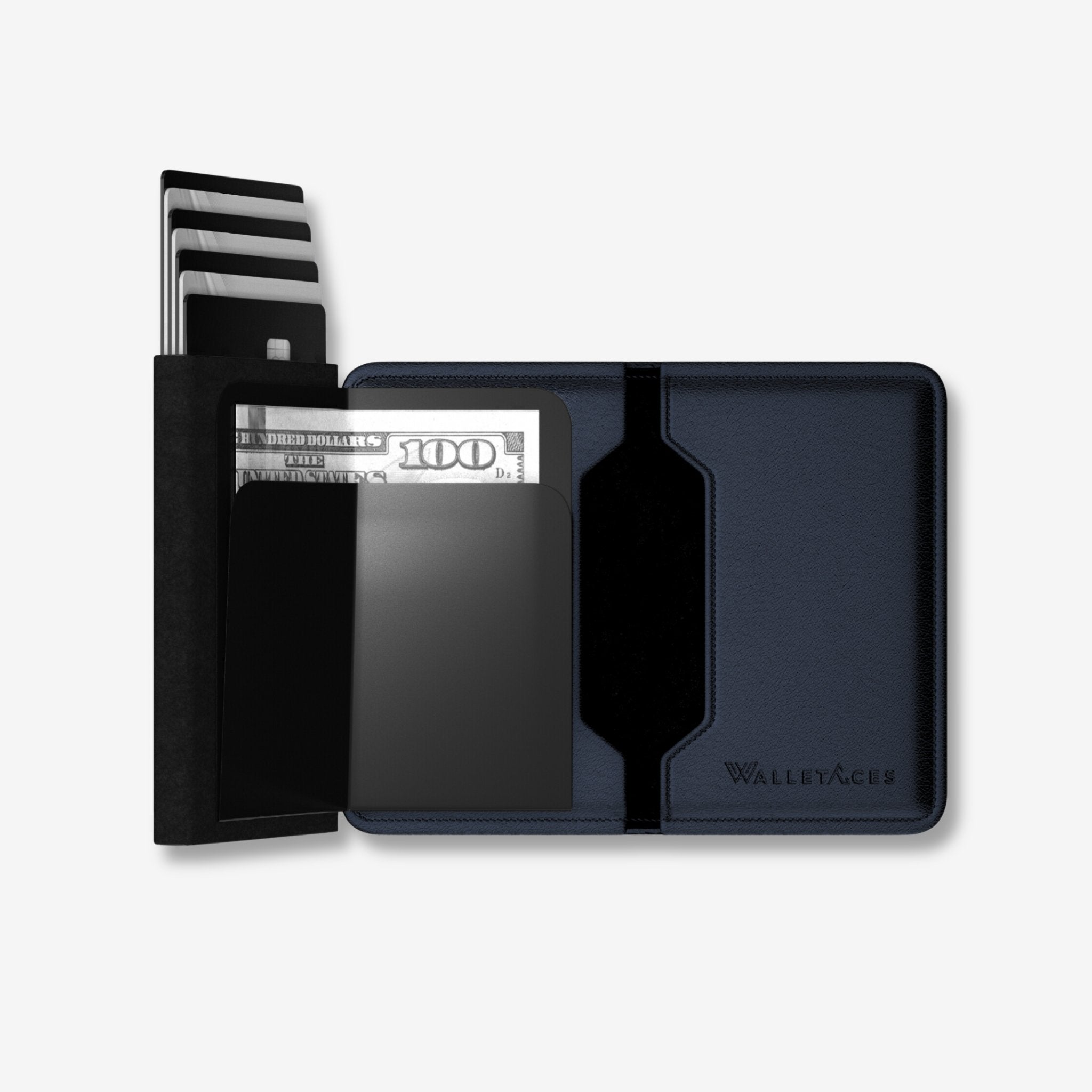 ENIGMA WALLET - Walletaces - Navy Blue